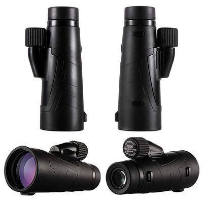 12X50 Waterproof High Power Prism Monoculars Scope Smartphone Holder Tripod Camping Hiking Travelling Sightseeing