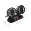 DIYEAH Car Double Head Cooling Fan for Vehicle Dashboard Rotatable Portable Air Circulation Fan Lightweight Design for Car Home Office Use Easy Installation view 4