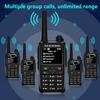 Walkie Talkies Long Range Walkie Talkies with SIM Cards - Unlimited Range Global Push-to-Talk Radios, Portable One-Touch PTT Two-Way Radios for Outdoor 4G PoC (F802) view 4