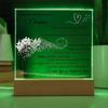 Lampara de Amor eterno| Placa acrlica | | Regalo de Navidad hija| Regalo de 15 anos | Sweet 16| quincianera| Cumpleanos hija| Personalizad, hija Regalo, Hermosa hija, mis hijas, que regalar a hija view 2
