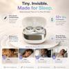 PWTEK Wireless Earbuds Headphones Sleep Buds 5.4 Wireless Earbuds Bluetooth Stereo Bass ENC Noise Cancelling, 52H Playtime IPX7 Waterproof Earphones for Side Sleepers Mini Earbuds view 4