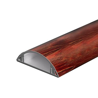 Cable Floor Cover, Cables Protector Floors, Aluminum Alloy with Self-Adhesive Adhesive for Easy Installation, Suitable for Home or Workplace(Red,100x2.8x1cm/39x1.1x0.4i)