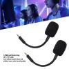 CHEOTIME 2 Pcs Microphone Replacement for Razer Barracuda X, Mic Replacement for Razer Barracuda X 3.5mm Headset Microphone Gaming Headset Microphone Black (Black) view 3