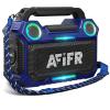 AFIFR Outdoor Bluetooth Speaker, 160W Loud Bass! Rugged, IP67 Waterproof, 24H Playtime with Lights, Wireless TWS Pairing Portable Speakers for Party, Outsides, Travel, Beach, Garage(Tide Blue) view 1