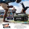 AFIFR Outdoor Bluetooth Speaker, 160W Loud Bass! Rugged, IP67 Waterproof, 24H Playtime with Lights, Wireless TWS Pairing Portable Speakers for Party, Outsides, Travel, Beach, Garage(Tide Blue) view 4