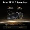 Baseus 4G LTE Mobile Hotspot & 20000mAh 67W Power Bank 2-in-1, Portable WiFi for Travel in 150+ Countries, No SIM Card, No Contract, 10 Devices, Worldwide Hotspot Router (Includes 20GB Local Data) view 3