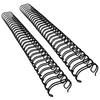 100 Count Double Loop Binding Wire, 3/8 Inch 9.5Mm Black, 34 Rings, Nylon Coated Document Spines Compatible with 3:1 Binding Machines view 1