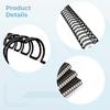 100 Count Double Loop Binding Wire, 3/8 Inch 9.5Mm Black, 34 Rings, Nylon Coated Document Spines Compatible with 3:1 Binding Machines view 2