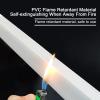 Cable Cover Floor, Corner Cables Concealer, PVC Material, Fire Retardant and Anti-Static, Suitable for Ceiling Corners, Wall Corners and Floors Skirtings(Yellow,100x30x30cm/39x12x12in) view 3