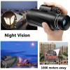 12x50 High Power BAK4 Binoculars with Smartphone Clip Tripod Wildlife Bird Watching Camping view 4