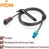 10Gbps NETBridge Female to H-MTD Female Automotive Ethernet Cable Amphenol NTHCF011A10S to Rosenberger E6K10A-1CAZ5-Z Car Wire Harness for ADAS, Camera, Infotainment, Telematics(1M/3.28FT) view 2