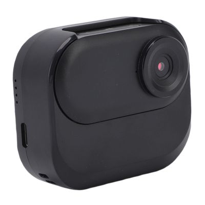 ASHATA Small Action Camera, 0.96 Inch Screen 12MP 1080P HD Water Proof Magnetic Wearable Thumb Camera, for Cycling, Motorcycle, Travel, Pet and Walking (Black)