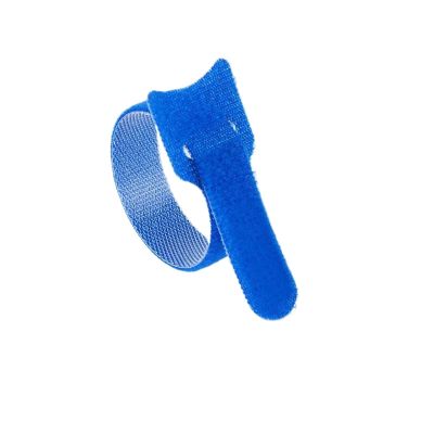 100PCS Detachable Cable Ties Colored Plastics Reusable Cable Ties Nylon Loop Wrap Zip Ttype Cable Tie Wire Bandage Tie(Blue,12x300mm)