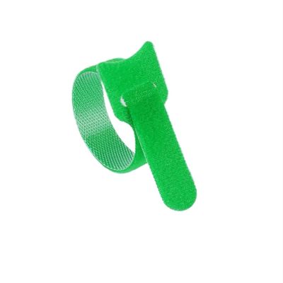 100PCS Detachable Cable Ties Colored Plastics Reusable Cable Ties Nylon Loop Wrap Zip Ttype Cable Tie Wire Bandage Tie(Green,12x150mm)