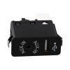 Car USB AUX Socket Portf For BMW 1 3 5 Series E60 E61 E81 E87 E90 E91 Central Control Audio Input Connector OEM 84109237653 Black ABS Material view 1