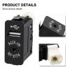 Car USB AUX Socket Portf For BMW 1 3 5 Series E60 E61 E81 E87 E90 E91 Central Control Audio Input Connector OEM 84109237653 Black ABS Material view 3