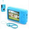 OURHZTB Silicone Case Compatible with Kodak PIXPRO FZ55 Digital Camera, Soft Silicone Cover Anti-Scratch Protective Cover Shell Sleeve Precise Cutouts Camera Case Protection (Blue) view 2