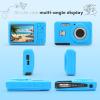 OURHZTB Silicone Case Compatible with Kodak PIXPRO FZ55 Digital Camera, Soft Silicone Cover Anti-Scratch Protective Cover Shell Sleeve Precise Cutouts Camera Case Protection (Blue) view 3