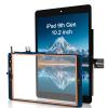 for iPad 9th Generation (9 Gen 2021) Screen Replacement Kit Digitizer Touch Glass Kits A2602 A2603 A2604 A2605 10.2 Inch (Black)-Without Repair Tool-No ID Chip view 1