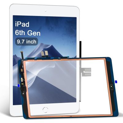 SIMDOG for iPad 6 (6th Gen 2018) A1893 A1954 Screen Replacement Kit Glass Touch Digitizer - Only for iPad 6 6th Generation (White)-without Repair Tool
