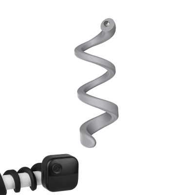 16.5in Length Flexible Twist Mount, 360 Adjustable Surveillance Bracket, Gooseneck Camera Holder Sturdy, fit for Blink Cameras (1PCS, Silver Gray)