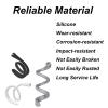 16.5in Length Flexible Twist Mount, 360 Adjustable Surveillance Bracket, Gooseneck Camera Holder Sturdy, fit for Blink Cameras (1PCS, Silver Gray) view 3