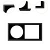 FLCPJGV CD Display Frame CD Box for Music Lovers Birthday Present Album Frame for Self Standing Wall Office Living Room view 2