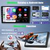 6.86'' Android 14 Touch Screen Radio for Chrysler Town & Country 1990-2000 Stereo,for 19942002 Dodge Ram 1500 2500 3500 with Wireless Carplay Android Auto Bluetooth WiFi FM SWC +AHD Backup Camera view 2