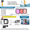 Action Camera Accessories Kit, 60 in 1 Action Camera Mount Set Compatible with Gopro Hero 13 12 11 10 9 8 7 6 5/Session 5/Hero 4/3+/3/2/1, Akaso, Insta360, DJI Osmo Recording view 4