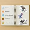 100 PCS Eagle Stickers Pack  Waterproof Vinyl Decals for Water Bottles, Laptops, Phones, Notebook, Cars  Cool Vibrant Graphics for Eagle Enthusiast view 4