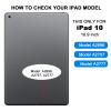 for iPad 10th Generation (10 Gen 2022) Screen Replacement Kit Digitizer Touch Glass Kits A2696/ A2757/ A2777 10.9 Inch (Black)-Without Repair Tools view 2