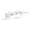 POPETPOP Computer Monitor Riser with Storage Office Desk Organizer Keyboard Stand Desk Shelf Easy Assembly Workspace Storage for Pens Notepads and Accessories view 2