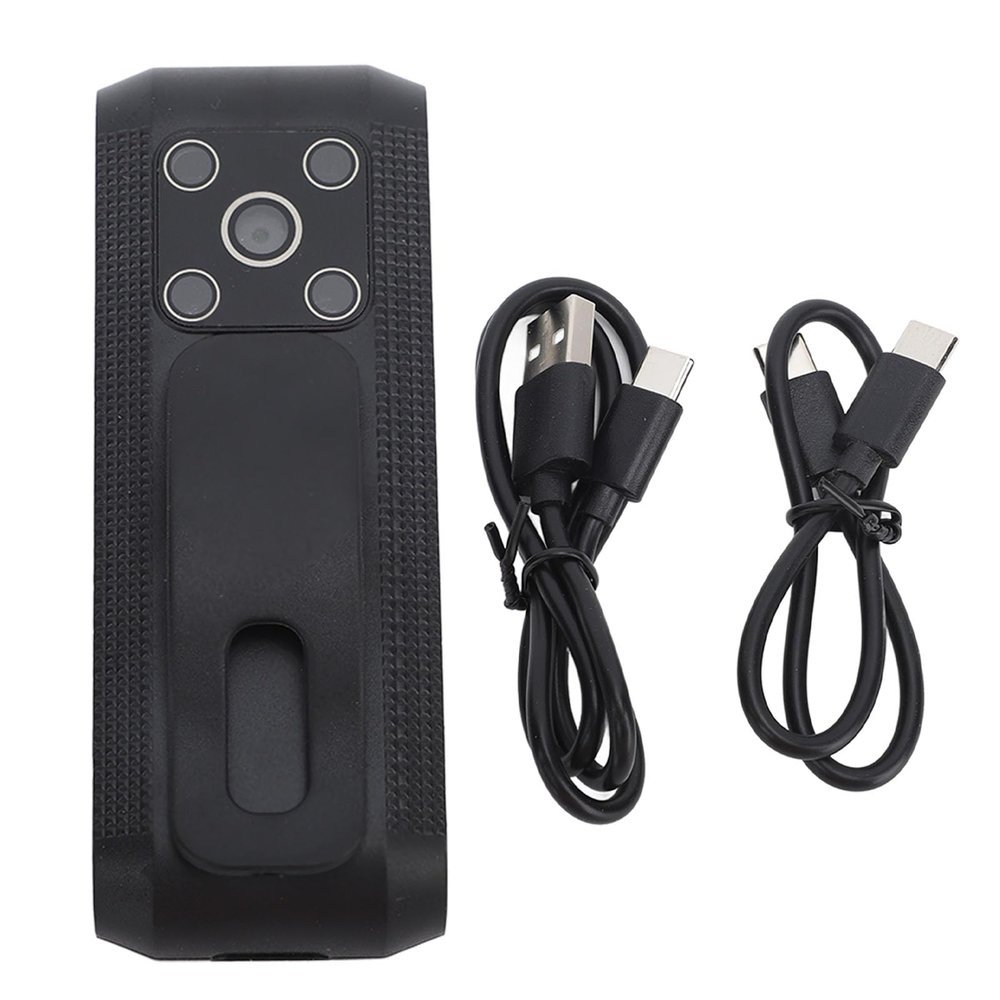 Yoidesu 1080P Wearable Body Camera, Infrared Night Vision Small Security Camera with Advanced Motion Detection, Portable Body Cam for Security, Work, Guard, Travel