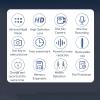 Yoidesu 1080P Wearable Body Camera, Infrared Night Vision Small Security Camera with Advanced Motion Detection, Portable Body Cam for Security, Work, Guard, Travel view 2