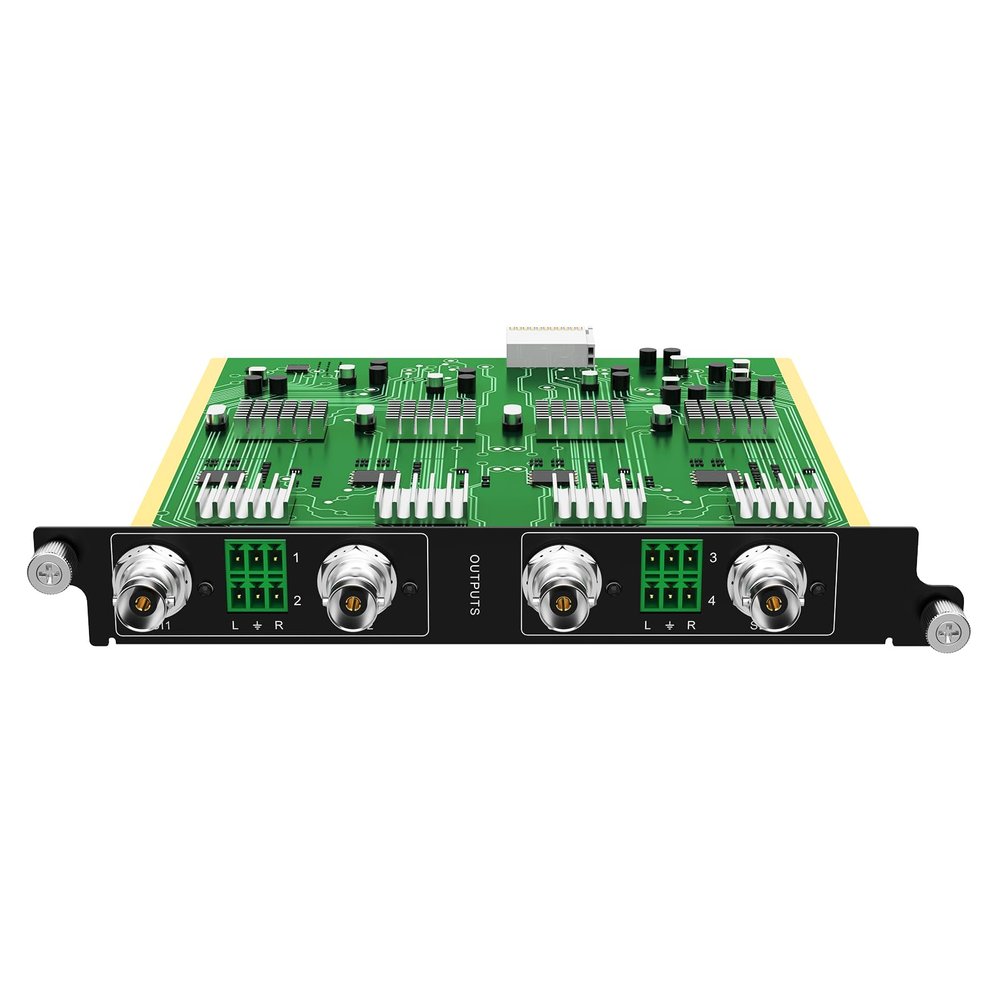1080P@60Hz SDI Output Card 4 Port (1-Card 4-Port) for MT-VIKI Modular Matrix Switcher w/Audio Output, EDID, Seamless Switching