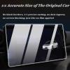 2Pcs Car Screen Protector for Audi Q6 2023-2024 (navigation screen+instrument screen), Anti-Fingerprint Screen Protector Foils, Car Screen Tempered Glass Film Touchscreen Protection Accessories view 3