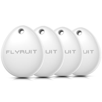 Air Tracker Tags-4 Pack for Apple Find My (iOS Only), Official MFi Certified, Smart Bluetooth Key Finder, Tracking Device for iPhone, Mini Finder Locator for Luggage, Backpack, Wallet, Bags, eBike