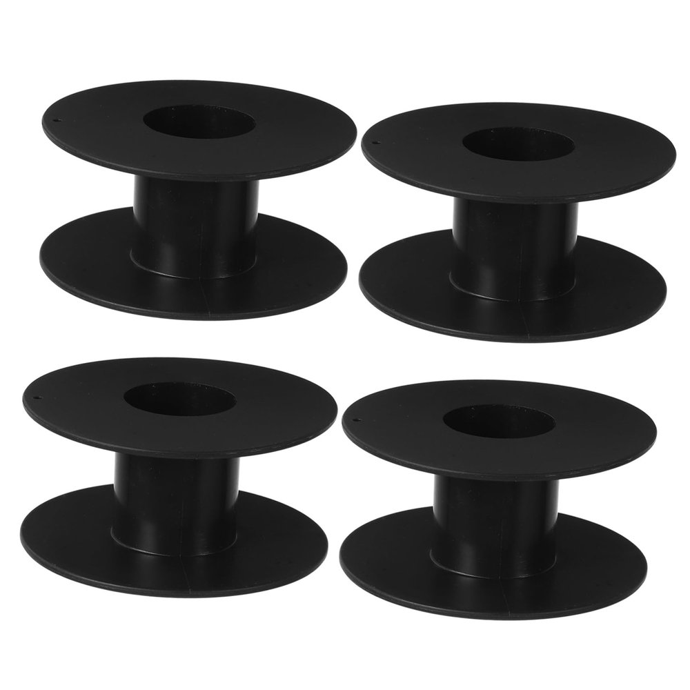 POPETPOP 4pcs Plastic Cord Reel Storage Spools Portable Wire Organizer for Copper Steel Braided Wire Lightweight Extension Cord Holder and Easy to Use