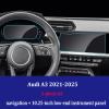2Pcs Car Screen Protector for Audi A3 2021-2025 (navigation + 10.25-inch low-end instrument panel), Anti-Fingerprint Screen Protector Foils, Car Screen Tempered Glass Film Touchscreen Protection view 2