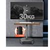 UMJIGF Universal TV Stand, Mobile Floor TV Stand - with Keyboard Tray TV Computer Monitor Horizontal and Vertical Rotating Bracket Floor Mobile Cart Live Video Business Meeting Rack, VESA 200x view 4