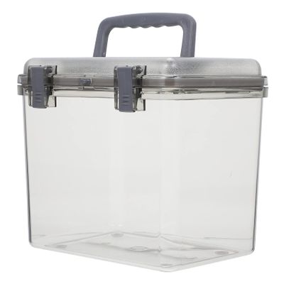 NUOBESTY Portable Camera Lens Dry Box Small Storage Container Sundries Organizer for Home Office Travel with Large Capacity Household Storage Case