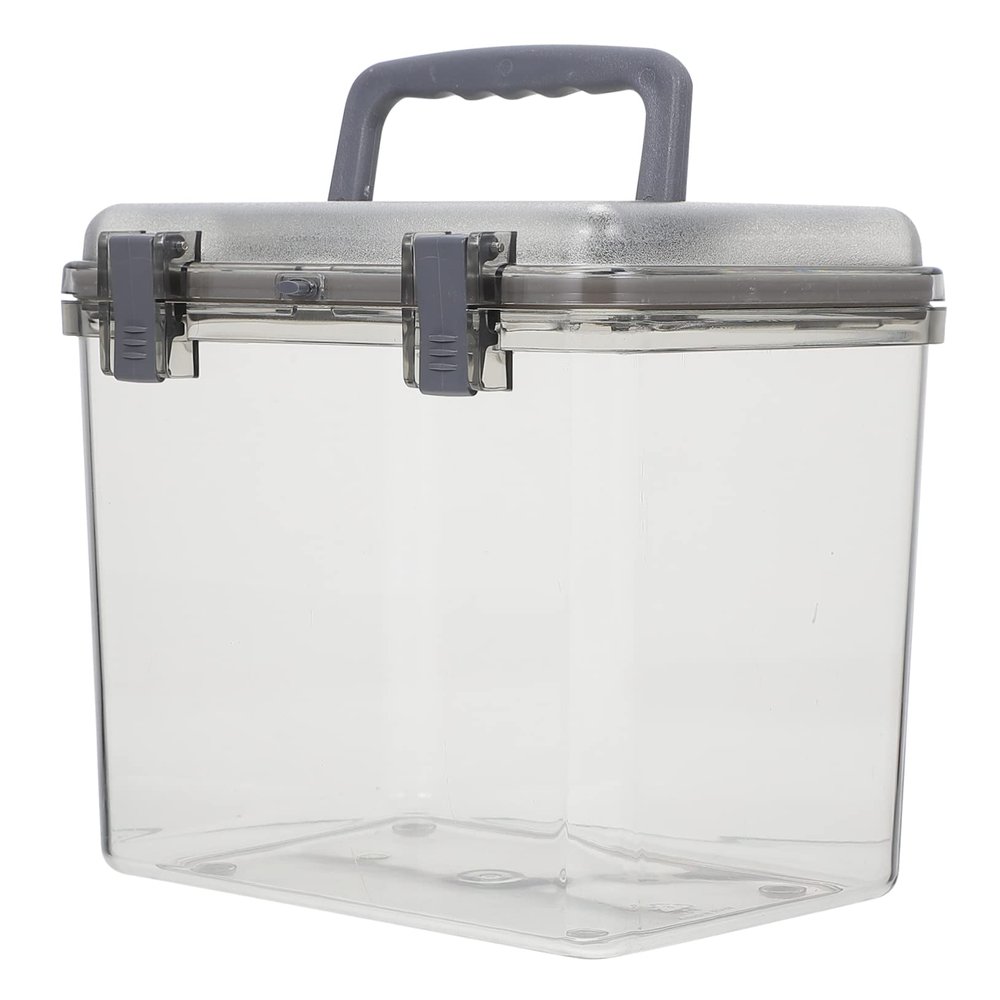 NUOBESTY Portable Camera Lens Dry Box Small Storage Container Sundries Organizer for Home Office Travel with Large Capacity Household Storage Case