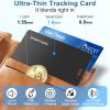 CheukKee 1-Pack Tracker Card for Android - Works with Google Find Hub/My Device Compatible, Ultra-Thin Wireless Charging Bluetooth Locator with Keyring Hole for Keys, Wallets, Pets, Bags & Luggages view 2