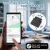 CheukKee 1-Pack Tracker Card for Android - Works with Google Find Hub/My Device Compatible, Ultra-Thin Wireless Charging Bluetooth Locator with Keyring Hole for Keys, Wallets, Pets, Bags & Luggages view 4