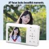 VBESTLIFE Dual Screen 5K Digital Camera, 80MP, 18X Zoom, WiFi, Built in Flash, Auto Focus Travel Video Camera for, with 64GB Memory (White) view 4