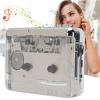 VBESTLIFE Portable Cassette Tape Player, USB C Cassette to MP3 Converter with 3.5mm Noise Canceling Headphone for PC Laptop view 2