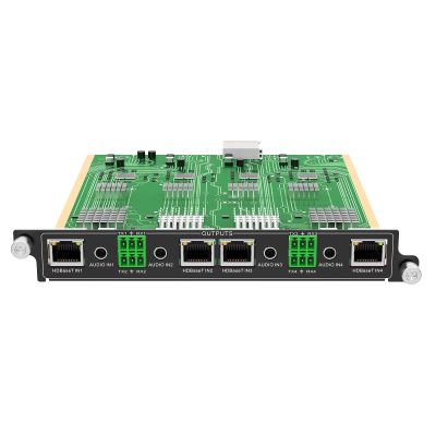 1080P@60Hz HDBT Output Card 4 Port (1-Card 4-Port) for MT-VIKI Modular Matrix Switcher Video Wall Controller w/Audio+RS232 Port, EDID, Seamless Switching,