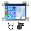 4+64G Android 14 Car Stereo for Jeep Wrangler 2015-2021, 8.4 inch Touchscreen Radio for Jeep GrandCherokee 2015-2021 Head Unit Radio with Wireless Carplay Wireless Bluetooth FM RDS SWC Backup Camera view 2