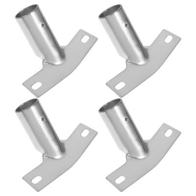 4pcs Broom Handle Bracket Replacement Iron Pole Adapter