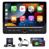 10" Android 14 Car Stereo for Chevy Silverado Sierra Yukon 2007-2013, 4+64G Touchscreen Radio for Traverse Impala Suburban 2007-2012 Radio with Wireless Carplay Bluetooth GPS WiFi FM Backup Camera view 2